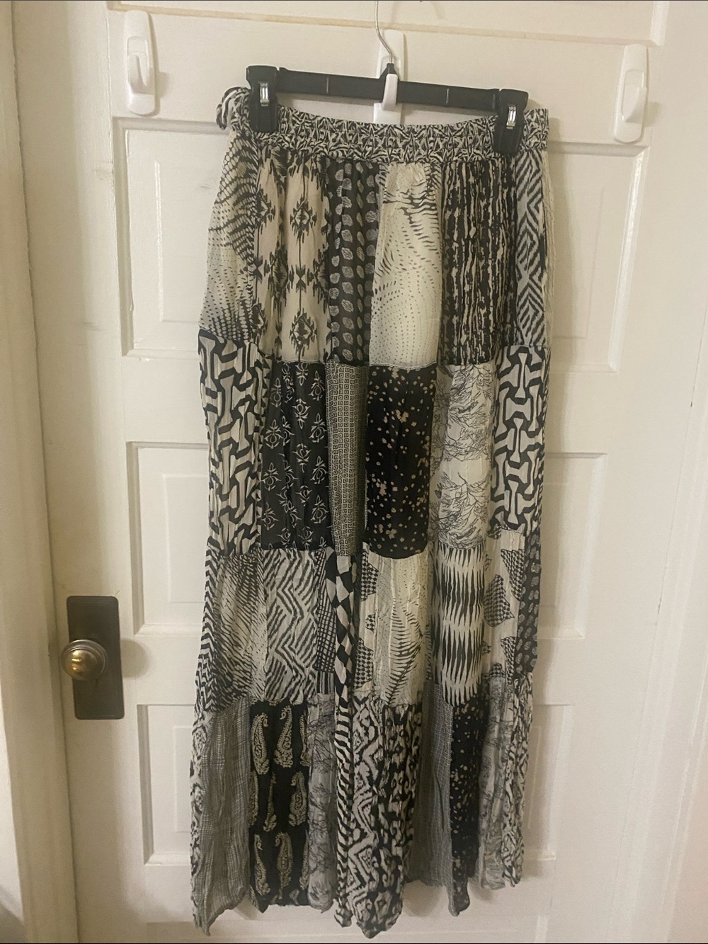 NWT Young Threads Patchwork Wide Leg Pants - Large - Picture 6 of 9